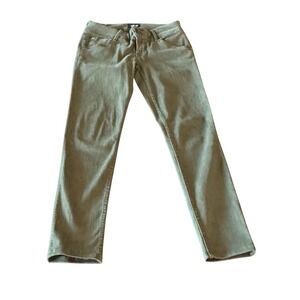 Hudson Collin Flap‎ Skinny Jeans Army Green Size 25 Women's Denim Pants